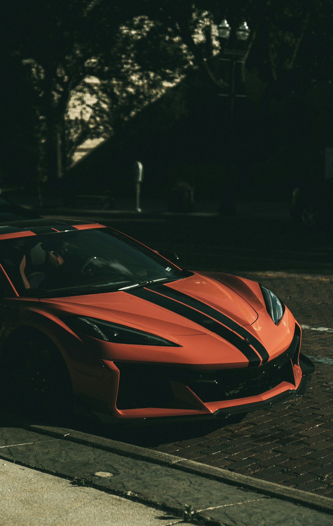 a red sports car