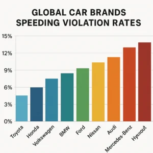 Featured image for Global Speed Trap Top Car Brands Violation Rates 2026