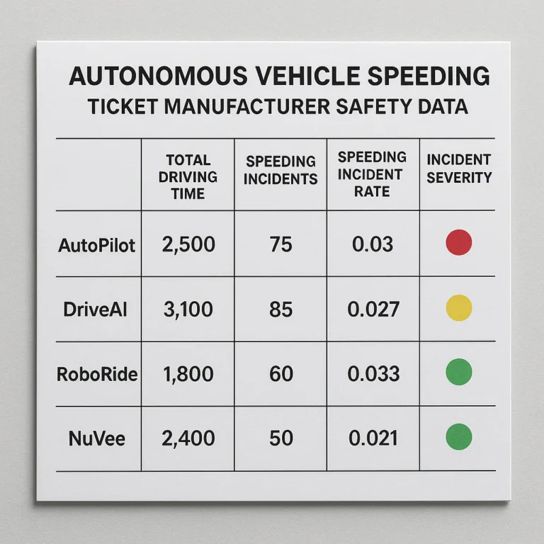 Featured image for Who Gets the Ticket AV Safety Speeding by Manufacturer 2026